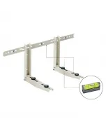 Színe: fehér anyaga: fém max. terhelhetőség: 100 kg stabil tartás beépített vízmérték