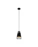 Modern ipari stílusú eglo függőlámpa e27 foglalattal különböző belső terekhezmatt fekete acél burkolat elegáns megjelenést köl