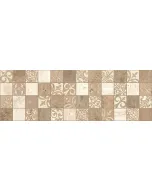 Beltéri használatra vastagsága: 9 mm mérete: 20 x 60 cm bézs-barna színű patchwork mintás