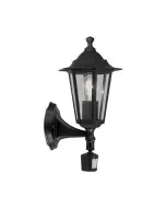 Az eglo márkájú kültéri fali lámpa mozgásérzékelős kivitelben biztosítja a biztonságot1 x max. 60 w-os e27-es foglalattal rendel