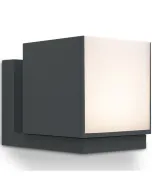 Energiatakarékos működésű lutec márkájú kültéri fali lámpa korszerű led technológiávala 12 w-os beépített led alacsony fogya