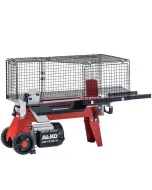 A fekvő rönkhasító hidraulikus működéssel 37 cm rönkhosszig alkalmas ház körüli tűzifakészítésre teljesítmény: 1500 w hasí