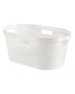 Méret: 58,5 x 38,5 x 26,5 cm anyag: műanyag Űrtartalom: 40 l szellőzőnyílásokkal 100%-ban újrahasznosított anyagból