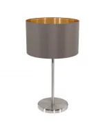 Eglo maserlo - asztali lámpa (1xe27, cappucino/arany)