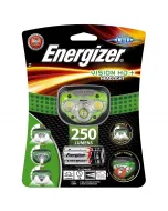 Beépített led-fényforrás energiatakarékos fényáram: 250 lm fénytávolság: 70 m rugalmas fejpánt dönthető fej elemmel