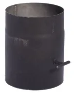 Füstcső - huzatszabályzóval (Ø120mm, 250mm)