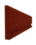 Gumiszegély (100x25x4cm, vörös)