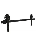 Matt fekete acél ajtólap max. szélessége: 85-105 cm ajtólap max. vastagsága: 35-45 mm  ajtólap max. súlya: 100 kg csendes működ