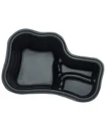 Vízi növények ültetéséhez Űrtartalom: 150 l anyaga: pe uv-álló méretre formázott különböző mélységi zónák