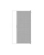 Schellenberg - szúnyogháló ajtóra (rolós, 160x225cm, fehér)