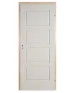 Beltéri ajtó krÉta 90 x 210 cm-es falnyíláshoz 4,3 cm-es gerébtokkal jobbos nyílásirány falcolt szerkezet papírrácsbetéttel min