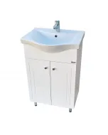 Alsóelem albatros kerámiamosdóval bútor mérete: 56x46,3x86 cm mosdó mérete: 54x45x5 cm krómozott fémfogantyúk szintezhető króm