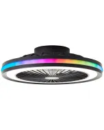Led világítással ellátott mennyezeti ventilátor cct-funkció állítható fényerővel: színhőmérséklet 2700k-6500k között válto
