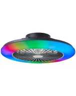 Led lámpával felszerelt mennyezeti ventilátor beépített led, 40 w teljesítmény, 4700 lumen fényerő Állítható színhőmérséklet