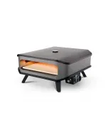 Beépített hőmérővel kordierit pizzakővel: 42,5 x 42,5 cm nápolyi típusú pizzatészta elkészítésére is alkalmas (400°c feletti 