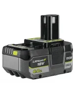 Ryobi akkumulátor one+ rb1860x akkumulátor feszültsége és kapacítása: 18 v/6 ah intellicell technológia led töltöttségjelző be�