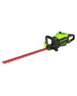 Akkufeszültség: 60 v késhossz: 66 cm vágásvastagság: 18 mm szénkefe nélküli motor túlterhelés elleni védelem