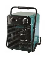 Hősugárzó 5000 w teljesítménnyel, ipari kivitelben nagy teljesítményű ventilátor a hatékony fűtéshez beépített termosztát aut