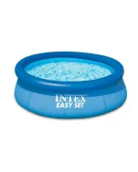 Gyorsan és egyszerűen felállítható felfújható medence puhafalú, nagy szakítószilárdságú pvc-szövetből könnyű, mindössze 5,