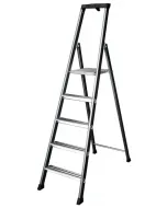 KRAUSE MONTO - alumínium állólétra (6 fokos) Fokok száma: 6 max. terhelhetőség: 150 kg max. munkamagasság: 3,25 m vödörtartó anyaga: alumínium