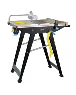 WOLFCRAFT munkapad MASTER CUT 1500 Wolfcraft munkapad master cut 1500 max. terhelhetőség: 200 kg felállított méret:  940-640 x 865 mm asztallap mérete: 495 x 500 x 2