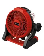 18 v-os einhell akkus ventilátor 3 sebességfokozat - fokozatmentesen állítható ventilátorfej (0°–360°) kompakt és hordozható ki