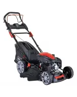 7 az 1-ben benzines fűnyíró teljesítmény: 4400w/6le vágási szélesség: 56 cm 7 pozícióba állítható központi magasság (25-75mm