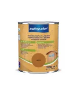 SWINGCOLOR - favédő lazúr - teak 0,75L Kültéri használatra lombhullató és tűlevelű faanyagokhoz időjárás- és uv-álló könnyen felvihető víztaszító mélyen beszív