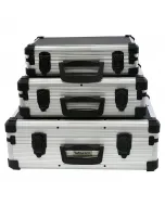 Wisent szerszámkoffer készlet három méretű, egymásba rakható szerszámosláda: 330×210×90 mm, 380×260×120 mm, 460×330×160 mm k