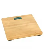 Digitális kijelző kiváló minőség anyaga: bambusz max. méréshatár: 180 kg 100 g pontosságú mérés automatikus on/off funkció