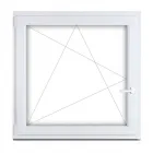 Műanyag ablak - 120x120 bny (bal)