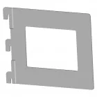 Regalux - könyvtámasz (11,8x14,3cm, alu)