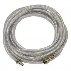 Anyaga: pvc-szövet könnyen szerelhető hosszúság: 7,5 m Átmérő: 6 mm max. nyomás: 10 bar