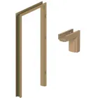 Beltéri ajtótok 100 x 210 cm-es falnyílásba 60 mm-es takaróléccel 9,5-11,5 cm-es falvastagsághoz cpl hq 0,2 dekorfólia  fehér di�