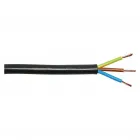 H05vv-f 3x1,5 mm² tömlővezeték hordozható elektromos készülékekhez közepes mechanikai igénybevételhez száraz, nedves és vizes 
