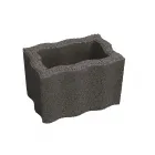 Anyagában színezett beton antracitszínű hullámos kivitel sokoldalú felhasználás anyagszükséglet: 16,6 db/m2