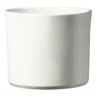 Fehér miami kerámia virágcserép elegáns választás modern otthonokba15 cm átmérőjű kivitel kisebb és közepes szobanövényekhezk