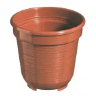 Átmérő: 12 cm műanyag terrakottaszínű
