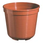 Átmérő: 24 cm műanyag terrakottaszínű