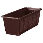 GELI STANDARD - balkonláda (40cm, barna) Műanyag időjárás- és uv-álló nagy ültetési mélység