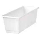 GELI STANDARD - balkonláda (40cm, fehér) Műanyag időjárás- és uv-álló nagy ültetési mélység
