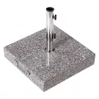 Gránit és rozsdamentes acél alapanyag 38-48 mm szárvastagságú napernyőkhöz mérete: 50 x 50 cm alakja: szögletes súly: 42 kg szí