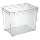 REGALUX CLEAR BOX XL - műanyag tárolódoboz átlátszó (70L)