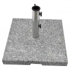 Gránit és rozsdamentes acél alapanyag 38-48 mm szárvastagságú napernyőkhöz mérete: 45 x 45 cm alakja: szögletes súly: 25 kg s