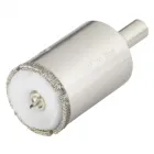Átmérő: 35 mm mélység: 45 mm szerszámszár: ø 10 mm csempéhez és porcelánhoz akkus csavarozóval használható