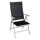 Sunfun amy - kerti szék (fekete, pozicionálható)