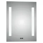 Modern megjelenés 2 függőleges fénycsík, összesen 96 db led-del led-órával és billenőkapcsolóval megfelelő fényviszonyokat biz