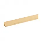Háromszögléc 240 x 1,8 x 1,8 cm mérettel tömör, kezeletlen fenyőfa könnyen megmunkálható és felületkezelhető bútorépítéshez