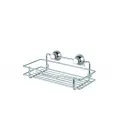 VENUS PYRA - tapadókorongos zuhanypolc 30 x 14 x 10,5 cm krómozott modern formavilág minőségi alapanyagból tapadókorongos rögzítés könnyű, gyors, furatmentes rögzíté