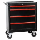 Ideális tárolóhely  polcok és fiókok különböző méretekben kerekek száma: 4 zárható